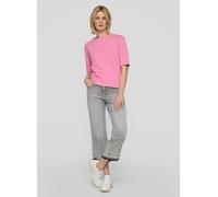 Print-Shirt RABE "T-Shirt", Damen, Gr. 48, rosa, 75%Polyester 23%Viskose 2%Elasthan, unifarben, gerade, Shirts (27545949-48) rosa