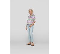 Rabe T-Shirt Zick-Zack Muster in Grün für Damen