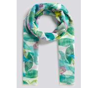 Schal RABE "Schal", Damen, grün, 100%Polyester, geblümt, Modetücher (39522323-0) grün