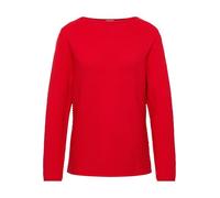 Rabe Strickpullover Damen Rundhals tailliert Mohn 52% Polyester/42% Baumwolle Gr. 40