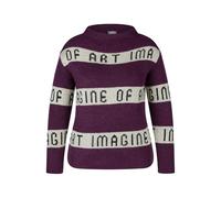 Strickpullover RABE "Pullover", Damen, Gr. 44, beige, 60%Polyacryl 33%Polyester 7%Alpaka, geringelt, gerade, gerader Abschluss, Pullover (38512765-44) beige