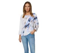Rabe Pullover - Langarmshirt - Damen Sweatshirt mit Frontprint und Strass-Herz - 38