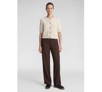 Strickjacke RABE "Strickjacke", Damen, Gr. 40, weiß (beige), Obermaterial: 69% Polyamid, 31% Viskose, unifarben, schmal, Strickjacken Strickjacke (63515618-40) beige