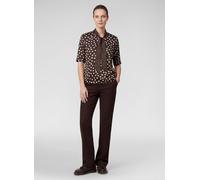 Print-Shirt RABE "T-Shirt", Damen, Gr. 44, braun, 93%Viskose 7%Elasthan, gepunktet, gerade, Shirts (12660103-44) braun
