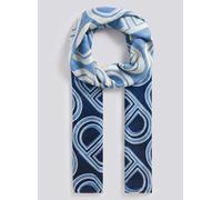 Rabe Schal Nordic Blue Damen 100% Polyester gemustert Dunkelblau Einheitsgröße