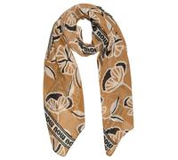 Schal RABE "Schal", Damen, beige (braun), 100%Polyester, geblümt, Modetücher Schal (53491057-0) braun