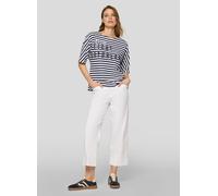 Print-Shirt RABE "T-Shirt", Damen, Gr. 48, dunkelblau, 76%Baumwolle, 16%Polyester, 8%Elasthan, gerade, Shirts (15328924-48) dunkelblau