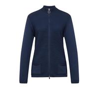 Strickjacke RABE, Damen, Gr. 40, marine, Obermaterial: 50% Baumwolle, 50% Polyacryl, unifarben, Strickjacken, mit Reißverschluss und Stehkragen (16457510-40) marine