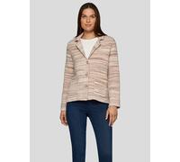 Strickjacke RABE "Strickjacke", Damen, Gr. 48, braun, 53%Baumwolle 43%Polyamid 4%Elastan, figurbetont, Strickjacken (13579213-48) braun