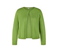 Strickjacke RABE "Strickjacke", Damen, Gr. 46, grün, 51%Baumwolle 49%Polyacryl, unifarben, feminin, gerade, Langarm, Strickjacken (63324151-46) grün