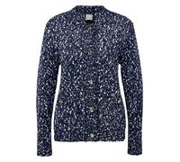 Rabe Strickjacke Gemustert - Stehkragen, Langarm