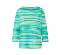 Rabe Sweatshirt Aquarell Optik in Grün für Damen