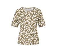 Print-Shirt RABE "T-Shirt", Damen, Gr. 46, grün, 92%Baumwolle 8%Elasthan, tailliert, Shirts (20408952-46) grün
