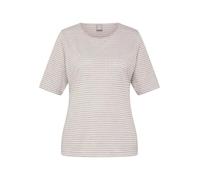 Print-Shirt RABE "T-Shirt", Damen, Gr. 48, beige, 54%Viskose, 46%Polyester, tailliert, Shirts (82617217-48) beige