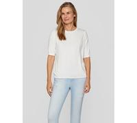 Print-Shirt RABE "T-Shirt", Damen, Gr. 48, beige, 92%Viskose 8%Elastan, unifarben, gerade, Shirts (98105143-48) beige