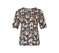 Rabe - T-Shirt Damen - Damen Shirt - Damen Shirt mit Leoparden Muster - 42