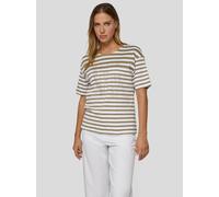 Rabe Print-Shirt Damen Grün 100% Baumwolle Größe 38 Gerader Schnitt