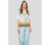 Print-Shirt RABE "T-Shirt", Damen, Gr. 46, bunt (grün), Obermaterial: 50% Baumwolle, 50% Modal, gemustert, gerade, Shirts (63518953-46) grün