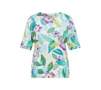 Rabe T-Shirt Floraler Print in Grün für Damen