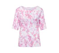 Rabe T-Shirt Floraler Print in Rosa für Damen