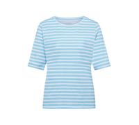 Rabe T-Shirt Gedruckter Ringel in Hellblau für Damen