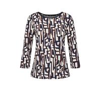 Rabe T-Shirt Gemustert - Rundhals, 3/4 Arm