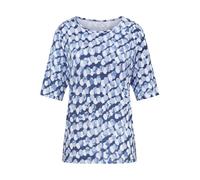 Rabe T-Shirt Grafische Muster in Dunkelblau für Damen
