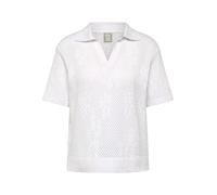 Rabe -T-Shirt - Strickshirt mit Polokragen - Damen Shirt - 40