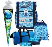 Race - Auto - Cars - McNeill Ergo MAC mit McAddy Schulranzen-Set 6tlg. mit Sporttasche und SCHULTÜTE