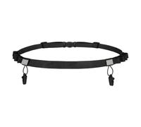 Race Number Belt, Adjustable Bib Holder, 94cmx2.5cm/37x0.98in Sports Waist Band, Durable Elastic Strap, Quick Release Buckle, for Fitness, Riding, Hiking, Competitive Events, Schwarz , Beziehen Sie