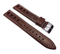 Racing Ersatzband Uhrenarmband Rindsleder mit Lochmuster Braun 22199S