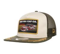 Racing Patch Flat Brim Cap by New Era oliv S/M