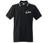 Racker-n-Roll ST. Pauli Streifen Poloshirt Tipped Polo Brustdruck