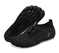 Racqua Water Shoes Quick Dry Barefoot Beach Aqua Sport Swim Surf Pool Hiking Diving Walking for Men Women Black 11