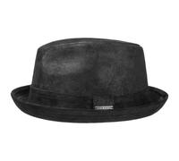 Radcliff Player Lederhut by Stetson schwarz L (58-59 cm)