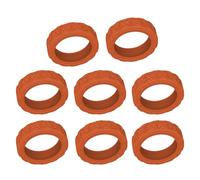 Raddeckel für Gepäck - 8 Stück leiser Radschutz für Reisekoffer, Anti-Kratz-Design | Silikon-Casterdeckel für Rollgepäck, Reiseausrüstung p, Orange1, Fare riferimento alla descrizione, Siehe
