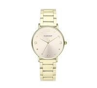 Radiant - Cozy Kollektion - Analog Quarzuhr - Armbanduhr für Frauen. Armbanduhr mit weißem Zifferblatt und zweifarbiger silberner und roségoldener Armbanduhr mit Einer Größe von 36 mm. 3ATM.