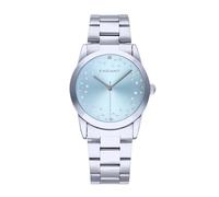 Radiant - Fiji Kollektion - Analog Quarzuhr. Armbanduhr für Frauen. Armbanduhr mit silberner Zifferblatt und Edelstahlarmband. Größe 36mm. 3ATM.