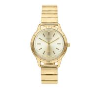 Radiant - Kollektion Kim - Analoguhr. Armbanduhr für Damen. Armband-Uhr mit goldenem Zifferblatt und goldenem Armband. Größe 35mm. 3ATM.