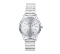 Radiant - Kollektion Kim - Analoguhr. Armbanduhr für Damen. Armband-Uhr mit weißem Zifferblatt und silbernem Armband. Größe 35mm. 3ATM.