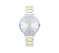 Radiant - Mykonos Kollektion - Analog- und Automatikuhr. Armbanduhr für Frauen. Armbanduhr mit silberner Zifferblatt und Edelstahlarmband. Größe 38mm. 3ATM.