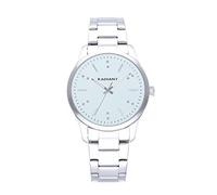 Radiant - Saona-Kollektion - Analog Quarzuhr. Armbanduhr für Frauen. Armbanduhr mit silberfarbenem Zifferblatt und Edelstahlarmband. Größe 36mm. 3ATM.