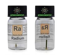 Radio Element 88 Ra, Dezentrale D' Uhr Standard in Ampoule aus Glas mit Etikett