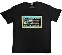 Radiohead T-Shirt Carbon Patch Unisex Black XL