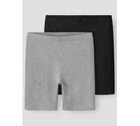 Name It "NKFVIVIAN 2P SOLID SHORT LEGGING NOOS" Baumwollmischung, Stretch, Slim Fit (16261752-158)
