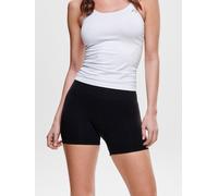 Radlerhose ONLY "ONLVICKY - Nahtlose Shorts mit elastischem Bund für optimalen Sitz", Damen, Gr. M (38), N-Gr, schwarz, Jersey, Obermaterial: 94% Polyamid, 6% Elasthan, unifarben, sehr figurbetont min