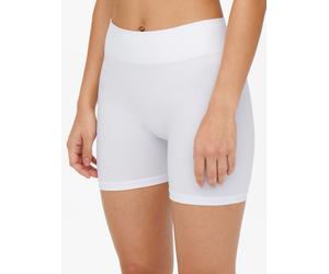 Radlerhose ONLY "ONLVICKY - Nahtlose Shorts mit elastischem Bund für optimalen Sitz", Damen, Gr. M (38), N-Gr, weiß, Jersey, Obermaterial: 94% Polyamid, 6% Elasthan, unifarben, sehr figurbetont mini,