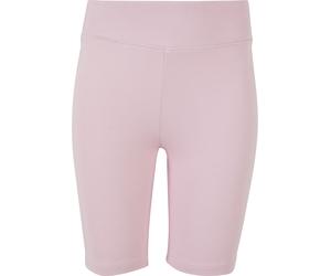 Radlerhose URBAN CLASSICS "Urban Classics Damen Girls High Waist Cycle Shorts", Mädchen, Gr. 134/140, Normalgrößen, girlypink, 95% Baumwolle, 5% Elasthan, unifarben, slim fit, Hosen Radlerhose (510419