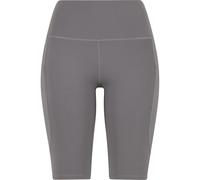 Radlerhose URBAN CLASSICS "Urban Classics Ladies Cycling Short Ladies Cycling Short", Damen, Gr. XS, US-Größen, senior grau, 80% Nylon, 20% Elasthan, unifarben, skinny fit, Hosen Radlerhose (16364833-