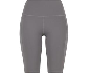 Radlerhose URBAN CLASSICS "Urban Classics Ladies Cycling Short Ladies Cycling Short", Damen, Gr. XS, US-Größen, senior grau, 80% Nylon, 20% Elasthan, unifarben, skinny fit, Hosen Radlerhose (16364833-